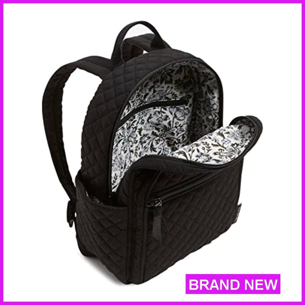 Quilted Cotton Small Backpack Adjustable Straps L… - image 4